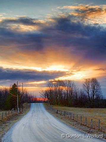 Backroad Sunrise_08001-2.jpg - Photographed near Maberly, Ontario, Canada.